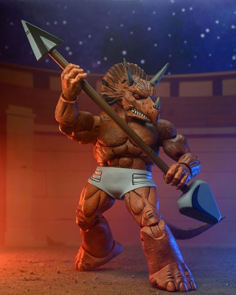 Tartarughe Ninja (Mirage Comics) Triceraton Gladiatore figurina 21 cm