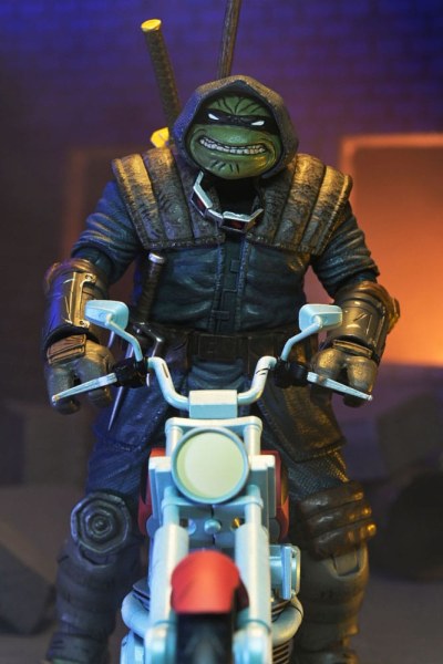 Tartarughe Ninja (L'ultimo Ronin The Lost Years) figurina Casey Marie con l'ultimo Ronin Moto 18 cm