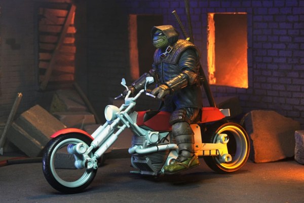 Tartarughe Ninja (L'ultimo Ronin The Lost Years) figurina Casey Marie con l'ultimo Ronin Moto 18 cm