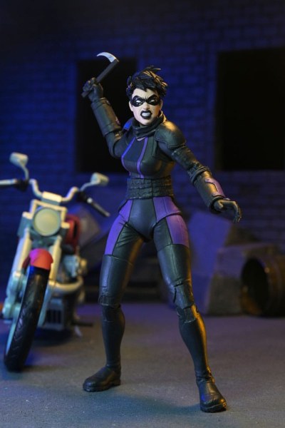 Tartarughe Ninja (L'ultimo Ronin The Lost Years) figurina Casey Marie con l'ultimo Ronin Moto 18 cm