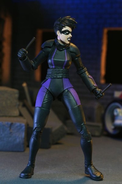 Tartarughe Ninja (L'ultimo Ronin The Lost Years) figurina Casey Marie con l'ultimo Ronin Moto 18 cm