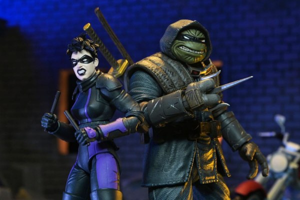 Tartarughe Ninja (L'ultimo Ronin The Lost Years) figurina Casey Marie con l'ultimo Ronin Moto 18 cm