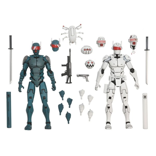 Ninja Turtles (The Last Ronin) confezione da 2 statuette Synja Robots da 18 cm