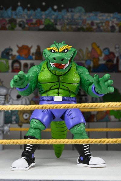 Tartarughe Ninja (Archie Comics) Figurina Stump Wrestling Leatherhead 18 cm