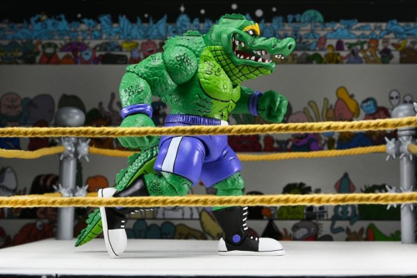 Tartarughe Ninja (Archie Comics) Figurina Stump Wrestling Leatherhead 18 cm