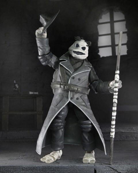 Universal Monsters x Teenage Mutant Ninja Turtles confezione da 4 statuette Turtles Black & White da 18 cm