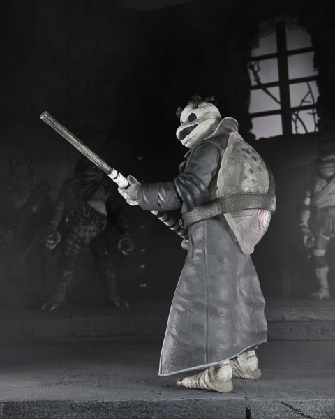 Universal Monsters x Teenage Mutant Ninja Turtles confezione da 4 statuette Turtles Black & White da 18 cm
