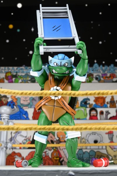 Ninja Turtles (Archie Comics) statuette Confezione da 4 Stump Wrestling Turtles 18 cm