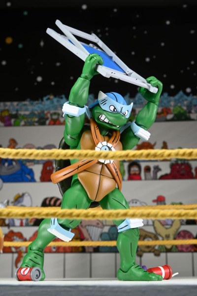 Ninja Turtles (Archie Comics) statuette Confezione da 4 Stump Wrestling Turtles 18 cm