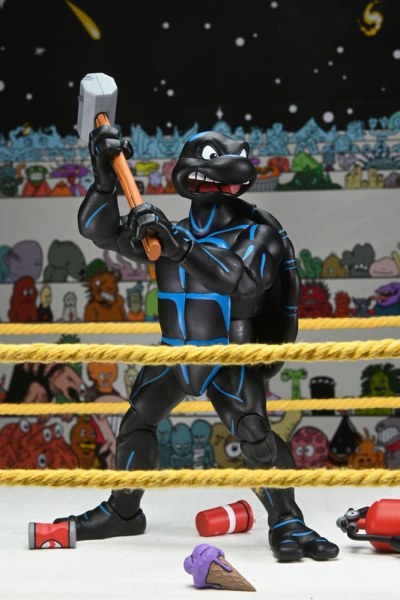 Ninja Turtles (Archie Comics) statuette Confezione da 4 Stump Wrestling Turtles 18 cm