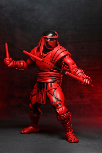 Tartarughe Ninja (Mirage Comics) Figurina Enforcer del piede rosso e nero 18 cm