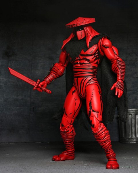 Tartarughe Ninja (Mirage Comics) Figurina Assassino Piede Rosso e Nero 18 cm