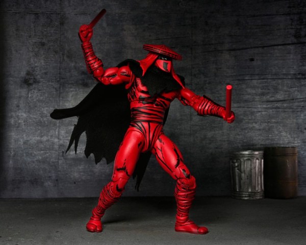 Tartarughe Ninja (Mirage Comics) Figurina Assassino Piede Rosso e Nero 18 cm