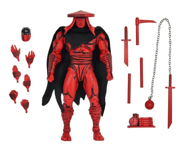 Tartarughe Ninja (Mirage Comics) Figurina Assassino Piede Rosso e Nero 18 cm