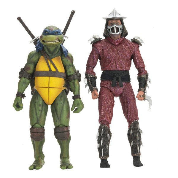 Tartarughe Ninja (film del 1990) Roof Top Battle Shredder contro Leo figurina 18 cm