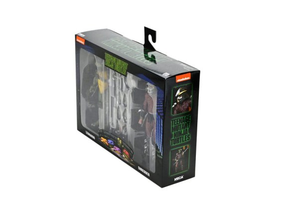 Tartarughe Ninja (film del 1990) Roof Top Battle Shredder contro Leo figurina 18 cm