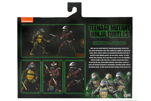 Tartarughe Ninja (film del 1990) Roof Top Battle Shredder contro Leo figurina 18 cm