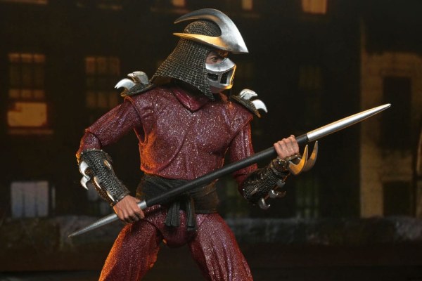 Tartarughe Ninja (film del 1990) Roof Top Battle Shredder contro Leo figurina 18 cm