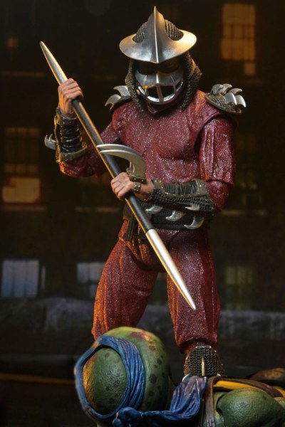 Tartarughe Ninja (film del 1990) Roof Top Battle Shredder contro Leo figurina 18 cm
