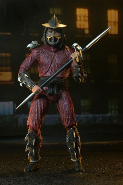 Tartarughe Ninja (film del 1990) Roof Top Battle Shredder contro Leo figurina 18 cm