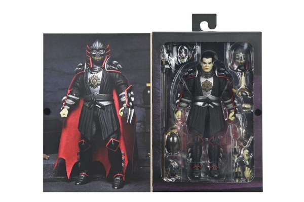 Ninja Turtles x Universal Monsters Shredder come Dracula Classic Colors figurine 18 cm