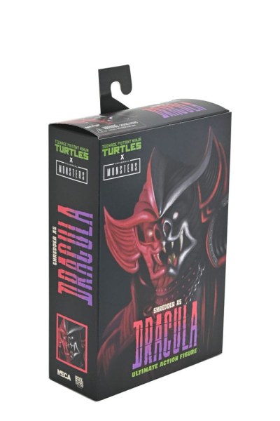Ninja Turtles x Universal Monsters Shredder come Dracula Classic Colors figurine 18 cm