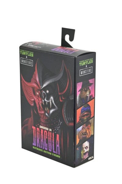 Ninja Turtles x Universal Monsters Shredder come Dracula Classic Colors figurine 18 cm
