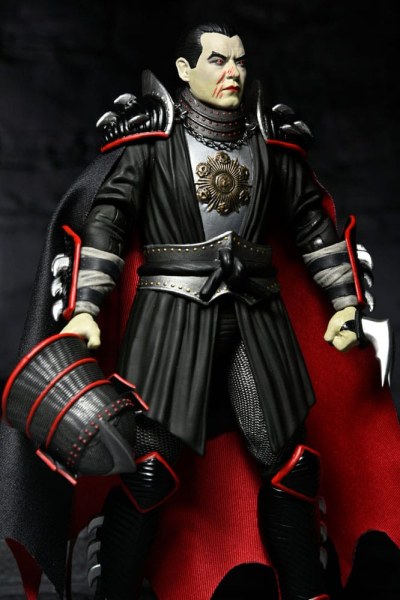Ninja Turtles x Universal Monsters Shredder come Dracula Classic Colors figurine 18 cm