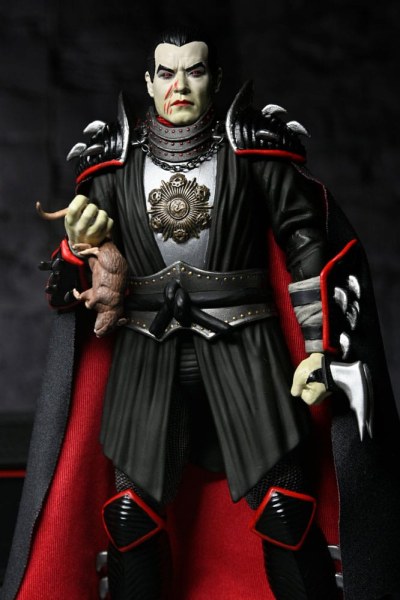 Ninja Turtles x Universal Monsters Shredder come Dracula Classic Colors figurine 18 cm