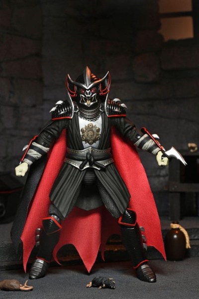 Ninja Turtles x Universal Monsters Shredder come Dracula Classic Colors figurine 18 cm