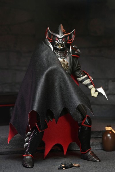 Ninja Turtles x Universal Monsters Shredder come Dracula Classic Colors figurine 18 cm