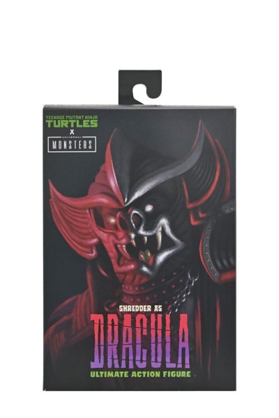Ninja Turtles x Universal Monsters Shredder come Dracula Classic Colors figurine 18 cm