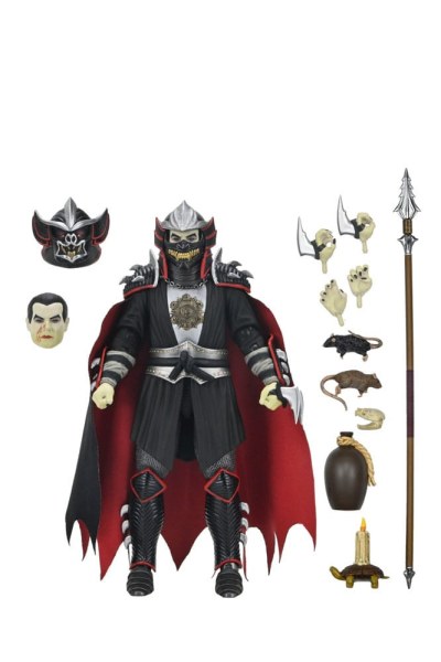 Ninja Turtles x Universal Monsters Shredder come Dracula Classic Colors figurine 18 cm