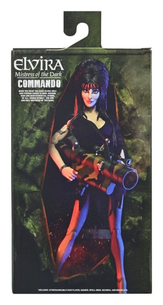 Elvira, Signora del Commando Vestito Scuro Elvira figurina da 20 cm