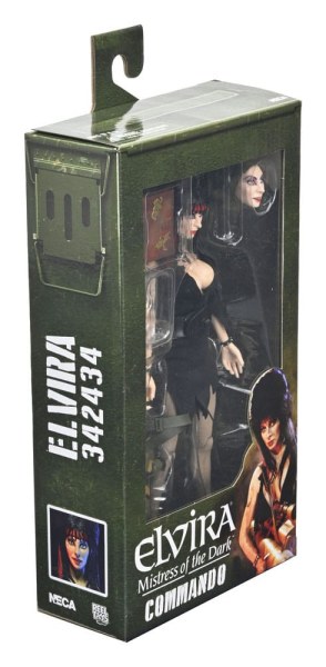 Elvira, Signora del Commando Vestito Scuro Elvira figurina da 20 cm