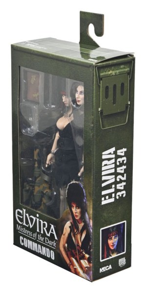 Elvira, Signora del Commando Vestito Scuro Elvira figurina da 20 cm