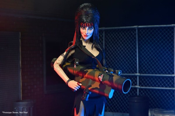 Elvira, Signora del Commando Vestito Scuro Elvira figurina da 20 cm