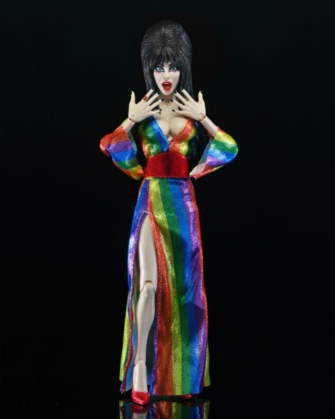 Elvira, Signora dell'Oscurità figurina Vestita sull'Arcobaleno Elvira 20 cm