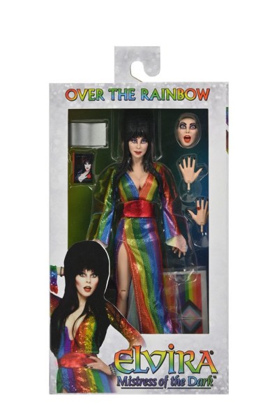Elvira, Signora dell'Oscurità figurina Vestita sull'Arcobaleno Elvira 20 cm