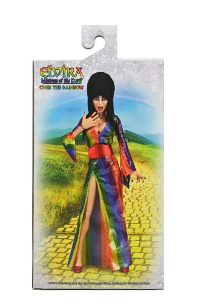 Elvira, Signora dell'Oscurità figurina Vestita sull'Arcobaleno Elvira 20 cm