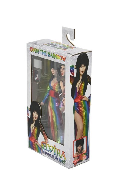 Elvira, Signora dell'Oscurità figurina Vestita sull'Arcobaleno Elvira 20 cm
