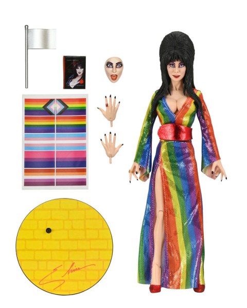 Elvira, Signora dell'Oscurità figurina Vestita sull'Arcobaleno Elvira 20 cm