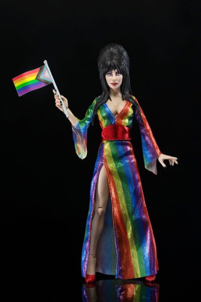 Elvira, Signora dell'Oscurità figurina Vestita sull'Arcobaleno Elvira 20 cm