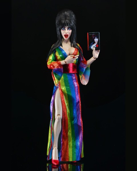 Elvira, Signora dell'Oscurità figurina Vestita sull'Arcobaleno Elvira 20 cm