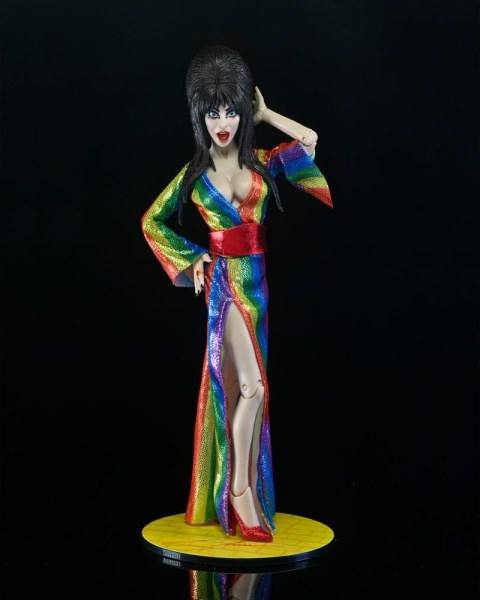 Elvira, Signora dell'Oscurità figurina Vestita sull'Arcobaleno Elvira 20 cm