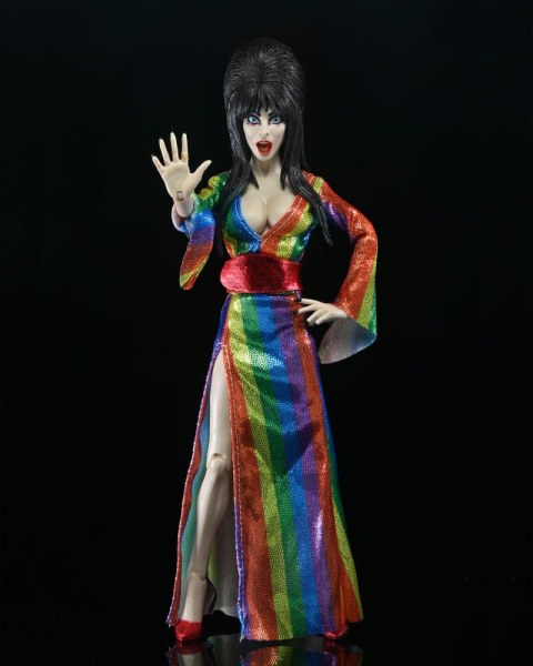 Elvira, Signora dell'Oscurità figurina Vestita sull'Arcobaleno Elvira 20 cm