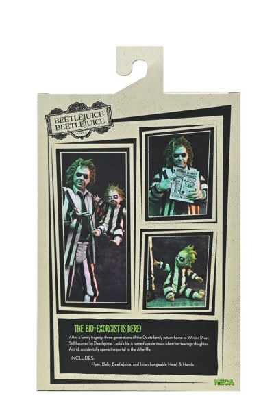 Beetlejuice Figurina di Beetlejuice in scala 7 Ultimate Striped Suit Beetlejuice 18 cm