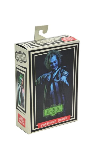 Beetlejuice Figurina di Beetlejuice in scala 7 Ultimate Striped Suit Beetlejuice 18 cm