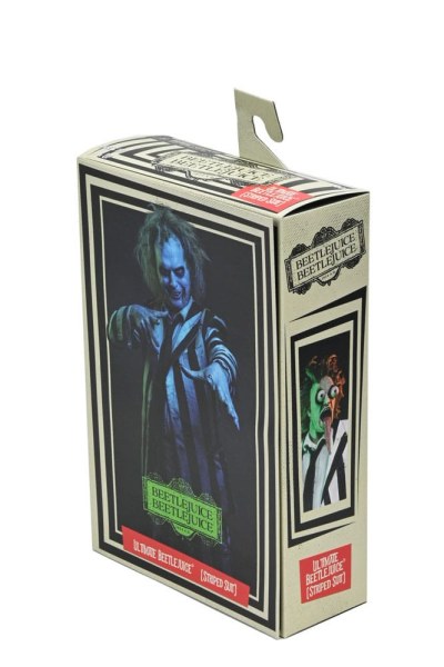 Beetlejuice Figurina di Beetlejuice in scala 7 Ultimate Striped Suit Beetlejuice 18 cm