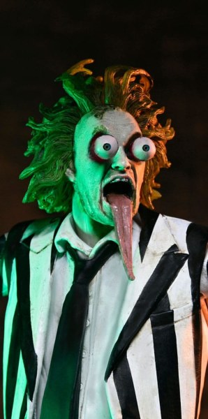 Beetlejuice Figurina di Beetlejuice in scala 7 Ultimate Striped Suit Beetlejuice 18 cm